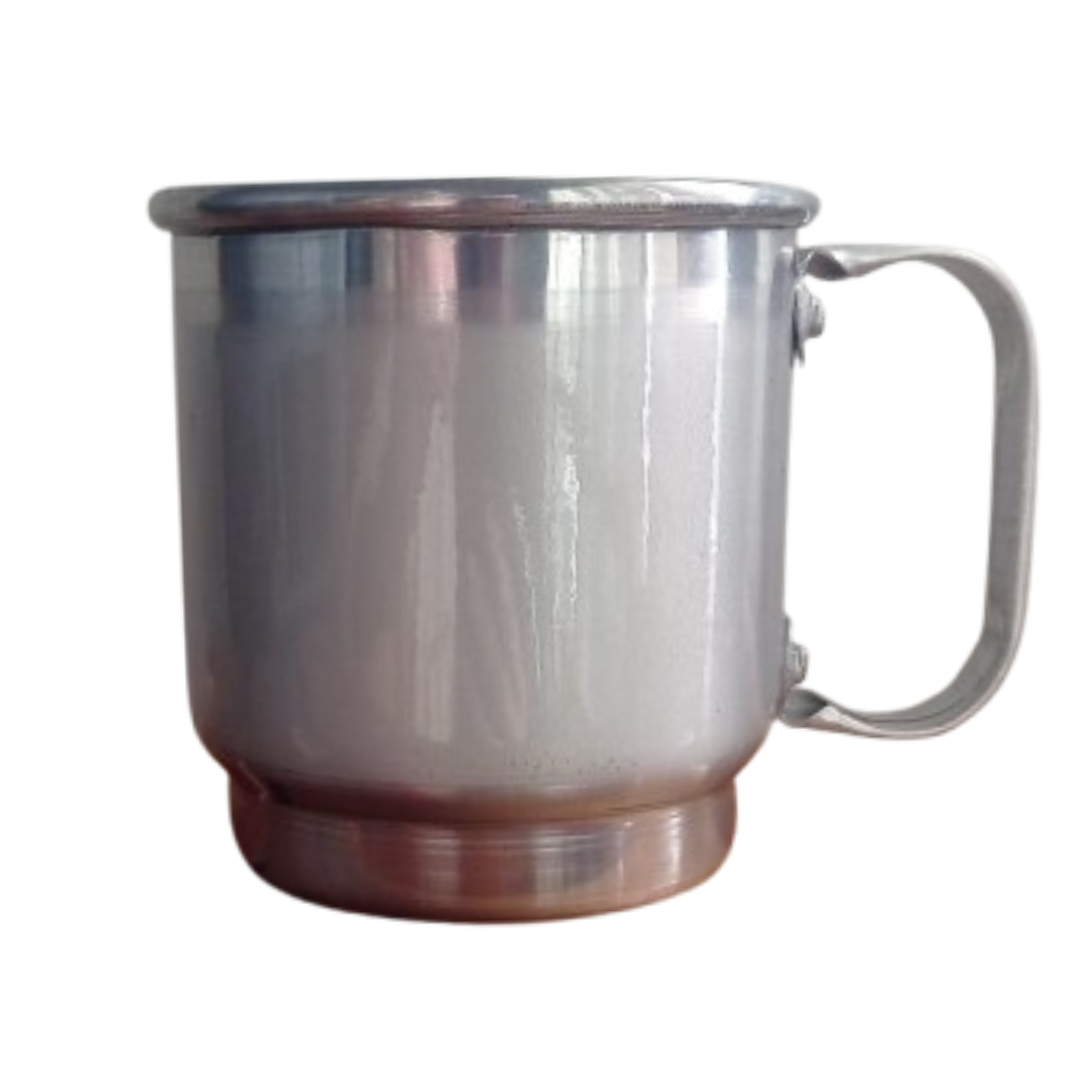 Caneca Alumínio Prata 400mL