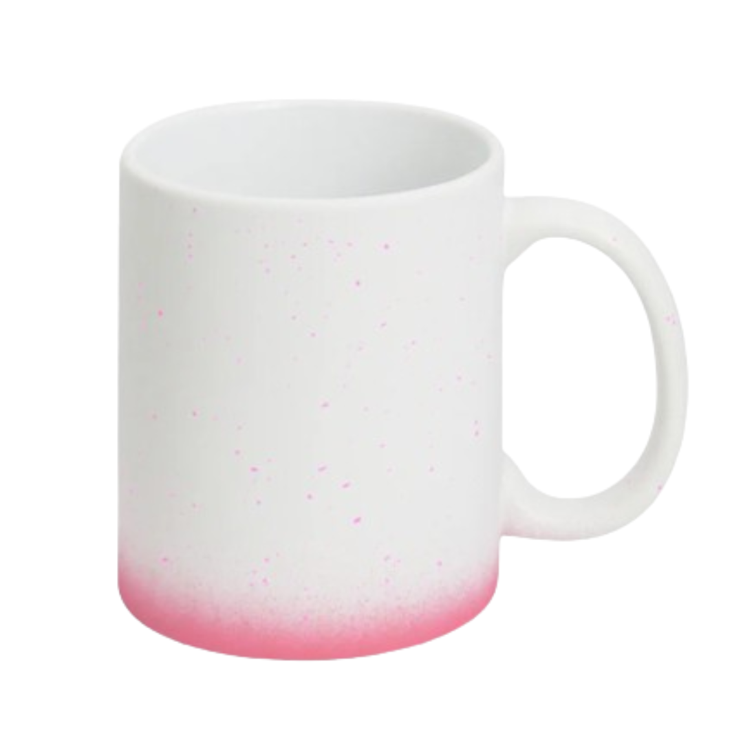 Caneca Delicadinha Degradê Splash Rosa