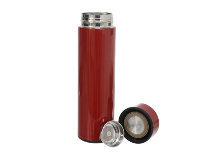 Garrafa Inox Térmica com Infusor Vermelho 500ml