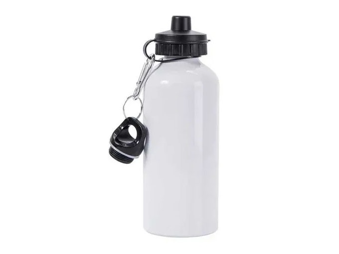 Squeeze Alumínio 600ml Tampa Dois Bicos