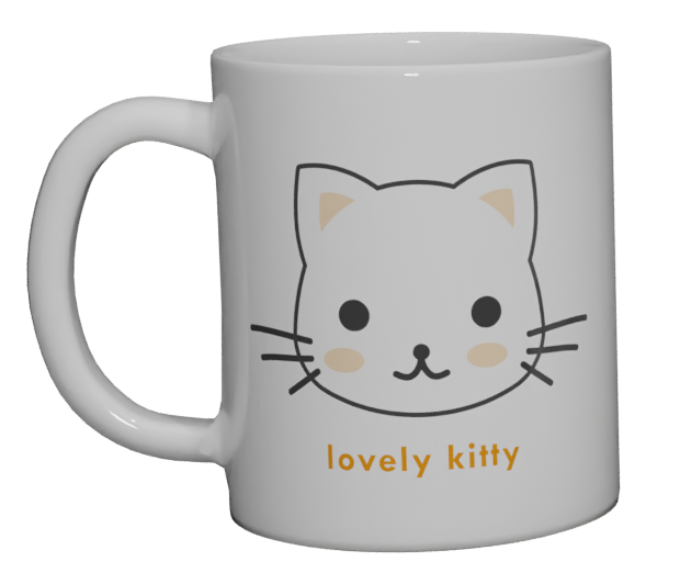Caneca Lovely Kitty – Coleção Animais
