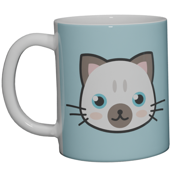 Caneca Gatinho Siamês