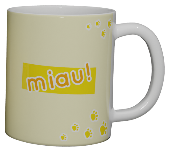 Caneca Gatinho Ruivo - imagem 2
