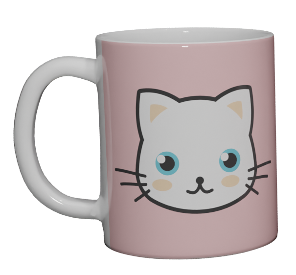 Caneca Gatinho Branco